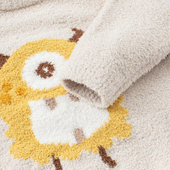 Dave&Bella Toddler Girls/Boys Autumn Carton Print Playful Chenille Sweater Tops