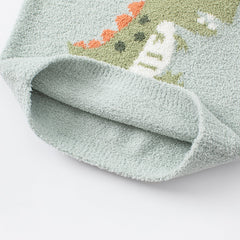 Dave&Bella Toddler Girls/Boys Autumn Carton Print Playful Chenille Sweater Tops
