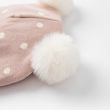 Dave&Bella Girls Outdoor Windproof Pink Padded Warm Pullover Hats