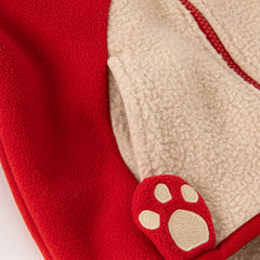 Dave&Bella Girls/Boys Autumn Zoo Series Warm Playful Fleece Jacket Coat