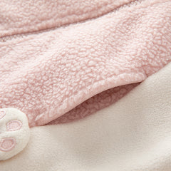 Dave&Bella Girls/Boys Autumn Zoo Series Warm Playful Fleece Jacket Coat