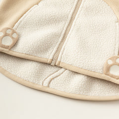 Dave&Bella Girls/Boys Autumn Zoo Series Warm Playful Fleece Jacket Coat