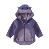 Dave & Bella Kids Unisex Cozy Animal Hooded Fleece Jacket