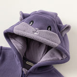 Dave & Bella Kids Unisex Cozy Animal Hooded Fleece Jacket