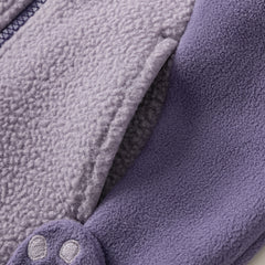Dave&Bella Girls/Boys Autumn Zoo Series Warm Playful Fleece Jacket Coat