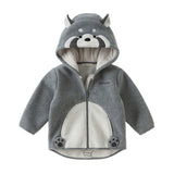 Dave & Bella Kids Unisex Cozy Animal Hooded Fleece Jacket
