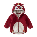 Dave & Bella Kids Unisex Cozy Animal Hooded Fleece Jacket
