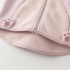Dave&Bella Toddler Girls/Boys Autumn Cute Animal Style Fleece Hooded Coat