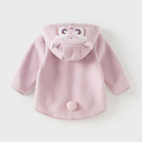 Dave & Bella Kids Unisex Cozy Animal Hooded Fleece Jacket