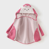 Dave & Bella Kids Unisex Cozy Animal Hooded Fleece Jacket