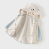 Dave & Bella Kids Unisex Cozy Animal Hooded Fleece Jacket