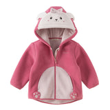 Dave & Bella Kids Unisex Cozy Animal Hooded Fleece Jacket