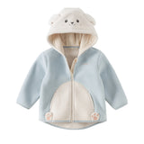 Dave & Bella Kids Unisex Cozy Animal Hooded Fleece Jacket