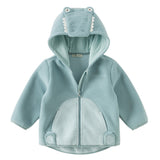 Dave & Bella Kids Unisex Cozy Animal Hooded Fleece Jacket