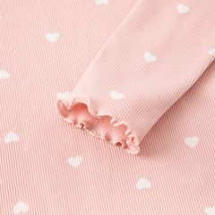 Dave&Bella Kids Girls Versatile Turtle Breathable Cotton Long Sleeve T-shirts Tops