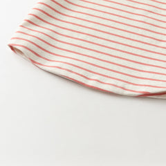 Dave&Bella Toddler Girls/Boys Autumn Cotton Striped Half Turtleneck T-Shirts Tops