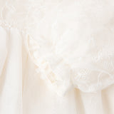 Dave&Bella Toddler Girls Elegant Chinese Style Beige Mesh A-line Dress