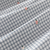 Dave&Bella Toddler Girls Sweet Cotton Blue Plaid Breathable Princess Dress