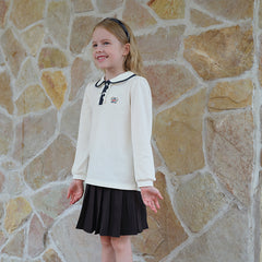 Dave&Bella Children Girls Spring Casual Polo Shirt Tops
