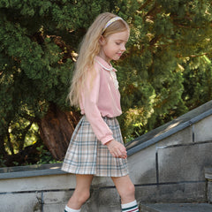 Dave&Bella Children Girls Spring Casual Polo Shirt Tops