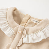Dave&Bella Toddler Girls Fashion Light Khaki A-line Party Dress