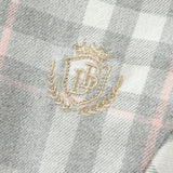 Dave&Bella Toddler Girls Light Grey Plaid Sleeveless A-line Tank Dress