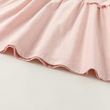 Dave&Bella Toddler Girls Casual Cotton Soft Pink A-line Dress
