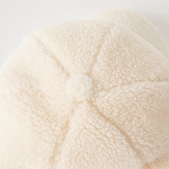 Dave&Bella Boys Autumn/Winter Beige Adjustable Padded Dome Baseball Caps Hats