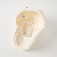 Dave&Bella Boys Autumn/Winter Beige Adjustable Padded Dome Baseball Caps Hats