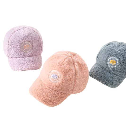 Dave&Bella Girls/Boys Winter Adjustable Warm Shade Baseball Bat Hat