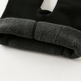 Dave&Bella Kids Girls White/Black Soft Plush-lined Tights