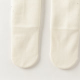 Dave&Bella Kids Girls White/Black Soft Plush-lined Tights