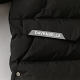 Dave&Bella Kids Girls/Boys Winter Outdoor Mid-length Fur-trim Hooded Down Coats