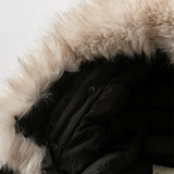 Dave&Bella Kids Girls/Boys Winter Outdoor Mid-length Fur-trim Hooded Down Coats
