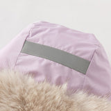 Dave&Bella Kids Girls/Boys Winter Outdoor Mid-length Fur-trim Hooded Down Coats