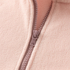 Dave&Bella Kids Girls/Boys Versatile Outdoor Hooded Cozy Fleece Two-piece Set Coats