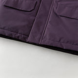 Dave&Bella Kids Girls/Boys Versatile Outdoor Hooded Cozy Fleece Two-piece Set Coats