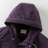 Dave&Bella Kids Girls/Boys Versatile Outdoor Hooded Cozy Fleece Two-piece Set Coats