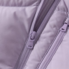 Dave&Bella Kids Girls Winter Purple Outdoor Mid-length Hooded Waterproof Down Jacket