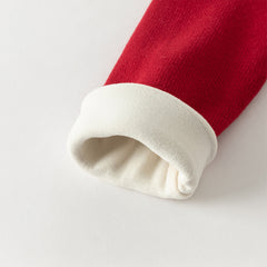 Dave&Bella Kids Girls Adorable Red Cozy Christmas Knit Pullover Sweaters Tops