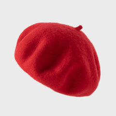 Dave&Bella Toddler Girls Charming Red Versatile Soft Pure Wool Berets