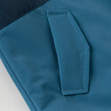 Dave&Bella Kids Boys Blue Outwear Hooded Mid-length Two-piece Padded Coats Set