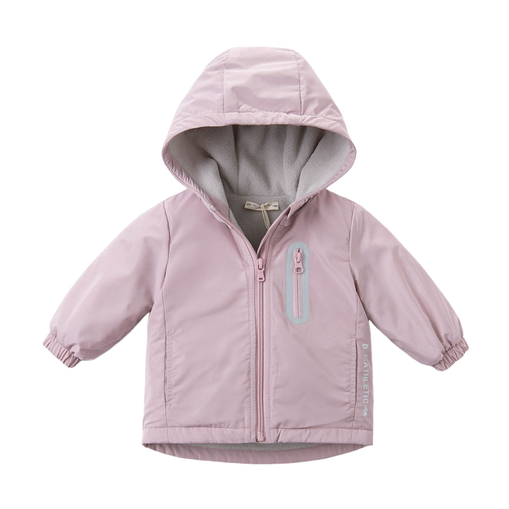 Dave&Bella Toddler/Kids Unisex Multi-color Padded Hooded Coat — Windproof & Insulated