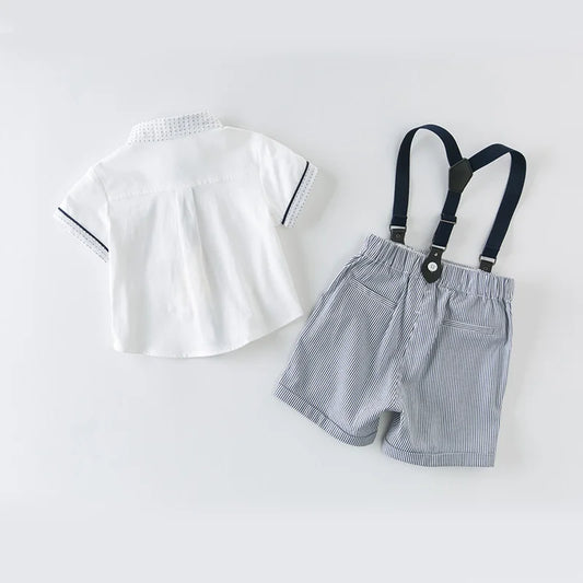 Dave & Bella Summer Baby Boy's Cotton Clothing Set