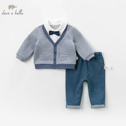 Dave&Bella Long Sleeve Shirt and Pants Outfit