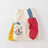 Dave&Bella Toddler Boys Apricot Pullovers Sweatshirts