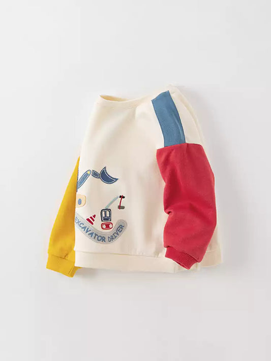Dave&Bella Children Boys Spring Long Sleeve T-shirt Pullovers