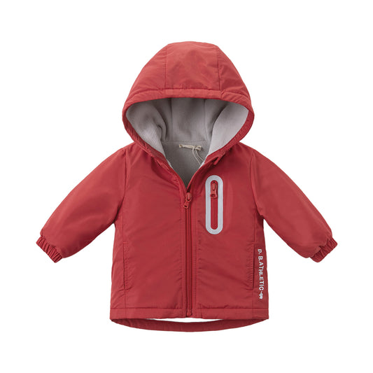 Dave&Bella Toddler/Kids Unisex Outdoor Multicolor Hooded Coat — Windproof & Insulated