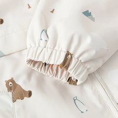 Dave&Bella Spring Boys Windbreaker Waterproof Hooded Top Coat Jacket