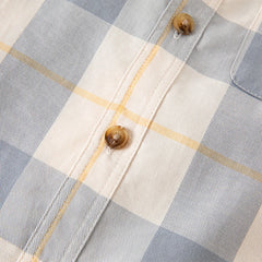 Dave&Bella Baby Boys Spring Pure Cotton Casual Plaid Top